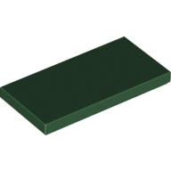 LEGO® los onderdeel Tegel Algemeen Donkergroen 87079