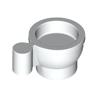 LEGO® los onderdeel Accessoire in kleur Wit 38014