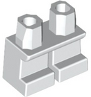 LEGO® los onderdeel Benen Aangepast in kleur Wit 41879