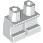 LEGO® los onderdeel Benen Aangepast in kleur Wit 41879