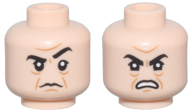 LEGO® los onderdeel Hoofd in kleur Lichte Noga 3626cpb2236