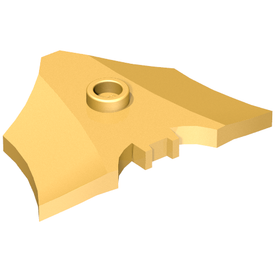 LEGO® los onderdeel Wapen in kleur Parel Goud 37720a