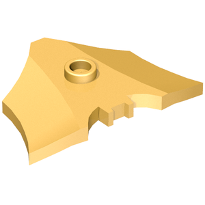 LEGO® los onderdeel Wapen in kleur Parel Goud 37720a