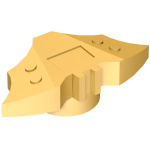 LEGO® los onderdeel Wapen in kleur Parel Goud 37720b