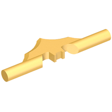 Plaatje in Gallery viewer laden, LEGO® los onderdeel Wapen in kleur Parel Goud 37720c