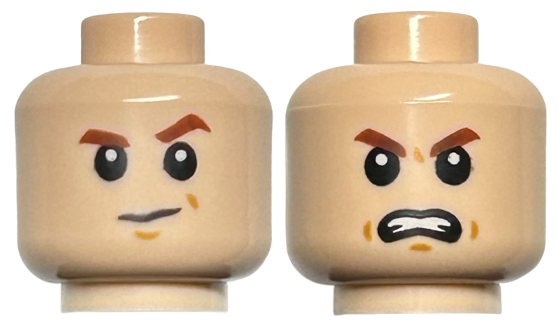 LEGO® los onderdeel Hoofd in kleur Lichte Noga 3626cpb2165
