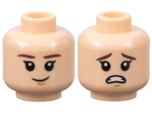 Plaatje in Gallery viewer laden, LEGO® los onderdeel Hoofd in kleur Lichte Noga 3626cpb2169
