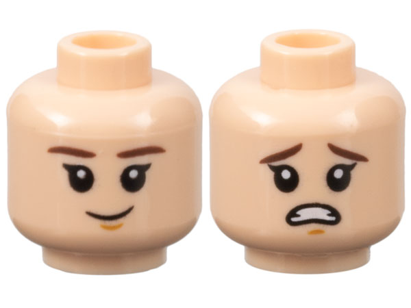 LEGO® los onderdeel Hoofd in kleur Lichte Noga 3626cpb2169