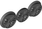 LEGO® los onderdeel Wiel in kleur Zwart 85489