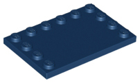 Plaatje in Gallery viewer laden, LEGO® los onderdeel Tegel Aangepast Donkerblauw 6180