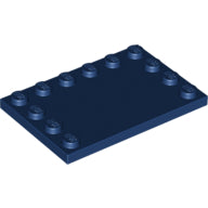 Plaatje in Gallery viewer laden, LEGO® los onderdeel Tegel Aangepast Donkerblauw 6180