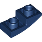LEGO® los onderdeel Dakpan Gebogen Donkerblauw 24201