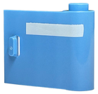 LEGO® los onderdeel Deur met Motief Medium Blauw 92263pb004