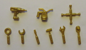 LEGO® los onderdeel Accessoire in kleur Parel Goud 11402