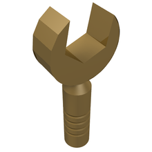 Plaatje in Gallery viewer laden, LEGO® los onderdeel Accessoire in kleur Parel Goud 11402g