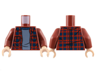 LEGO® los onderdeel Lijf met Motief Donkerrood 973pb3227c01