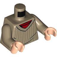 LEGO® Lijf met Motief Donker Geelbruin 973pb3228c01