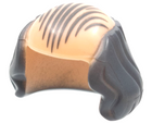 LEGO® los onderdeel Haar in kleur Lichte Noga 15491pb02