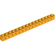 Plaatje in Gallery viewer laden, LEGO® onderdeel Technische Steen Helder Licht Oranje 3703