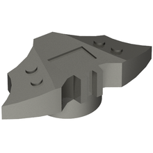 Plaatje in Gallery viewer laden, LEGO® los onderdeel Wapen in kleur Parel Donkergrijs 37720b