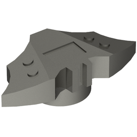 LEGO® los onderdeel Wapen in kleur Parel Donkergrijs 37720b