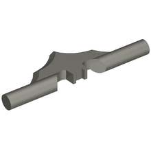 Plaatje in Gallery viewer laden, LEGO® los onderdeel Wapen in kleur Parel Donkergrijs 37720c