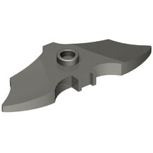 Plaatje in Gallery viewer laden, LEGO® los onderdeel Wapen in kleur Parel Donkergrijs 37720e