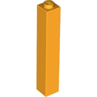 Plaatje in Gallery viewer laden, LEGO® los onderdeel Steen in kleur Helder Licht Oranje 2453b