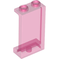 Plaatje in Gallery viewer laden, LEGO® los onderdeel Paneel Doorzichtig Donkerroze 87544