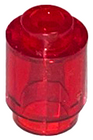 LEGO® los onderdeel Steen Rond Doorzichtig Rood 3062