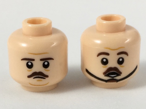 LEGO® los onderdeel Hoofd in kleur Lichte Noga 3626cpb2212