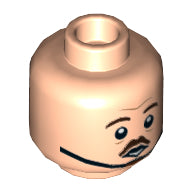 Plaatje in Gallery viewer laden, LEGO® los onderdeel Hoofd in kleur Lichte Noga 3626cpb2212