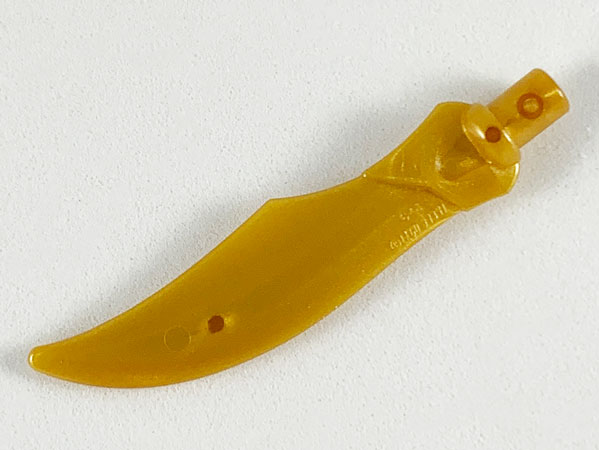 LEGO® los onderdeel Wapen in kleur Parel Goud 37341a
