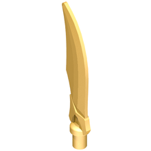 Plaatje in Gallery viewer laden, LEGO® los onderdeel Wapen in kleur Parel Goud 37341a