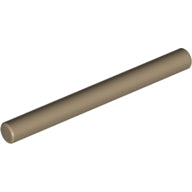 LEGO® los onderdeel Staaf in kleur Donker Geelbruin 30374