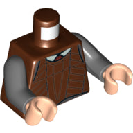 Plaatje in Gallery viewer laden, LEGO® Lijf met Motief Roodachtig Bruin 973pb3269c01