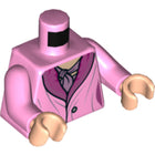 LEGO® los onderdeel Lijf met Motief Fel Roze 973pb3266c01