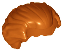 LEGO® los onderdeel Haar in kleur Donker Oranje 21269