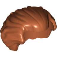 Plaatje in Gallery viewer laden, LEGO® los onderdeel Haar in kleur Donker Oranje 21269