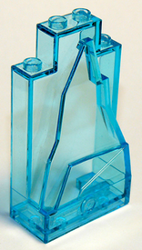 LEGO® los onderdeel Rots Doorzichtig Lichtblauw 47847