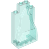Plaatje in Gallery viewer laden, LEGO® los onderdeel Rots Doorzichtig Lichtblauw 47847