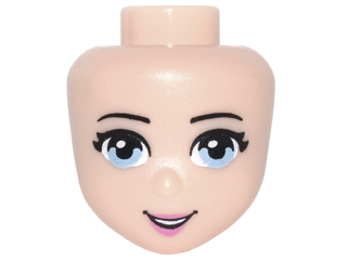 LEGO® los onderdeel Hoofd in kleur Lichte Noga 93212