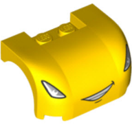 LEGO® los onderdeel Spatbord met Motief Geel 93587pb12