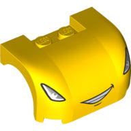 Plaatje in Gallery viewer laden, LEGO® los onderdeel Spatbord met Motief Geel 93587pb12