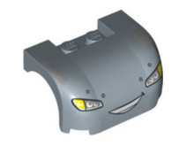Plaatje in Gallery viewer laden, LEGO® los onderdeel Spatbord met Motief Zandblauw 93587pb14