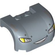 Plaatje in Gallery viewer laden, LEGO® los onderdeel Spatbord met Motief Zandblauw 93587pb14