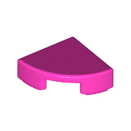 Plaatje in Gallery viewer laden, LEGO® los onderdeel Tegel Rond in kleur Donker Roze 25269