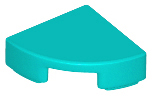 LEGO® los onderdeel Tegel Rond Donker Turkoois 25269