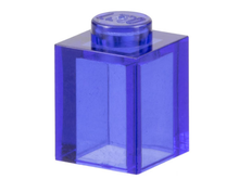 Plaatje in Gallery viewer laden, LEGO® los onderdeel Steen in kleur Doorzichtig Paars 3005