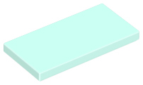 LEGO® los onderdeel Tegel Algemeen in kleur Licht Aqua 87079